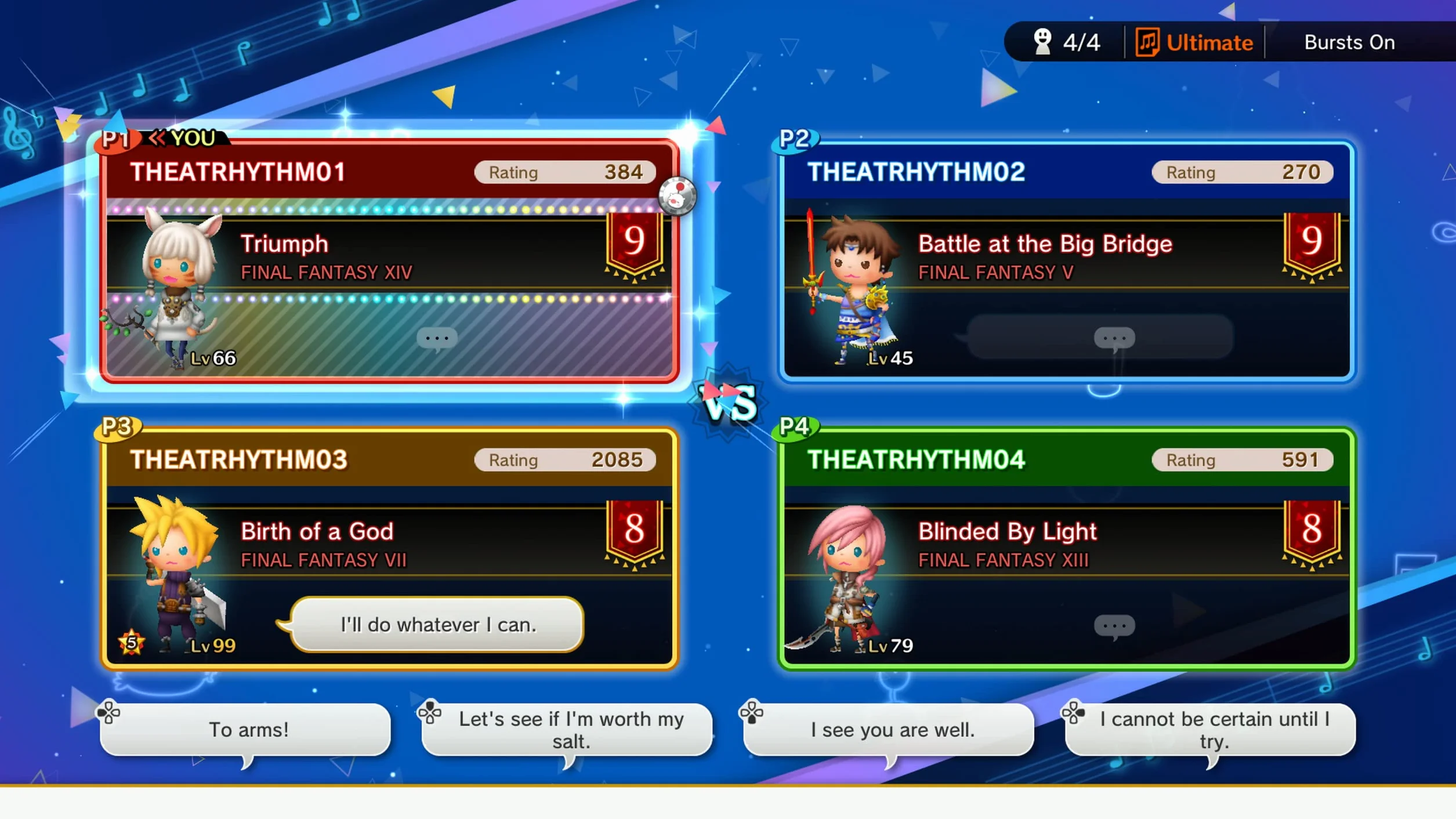 Square Enix Theatrhythm Final Bar Line